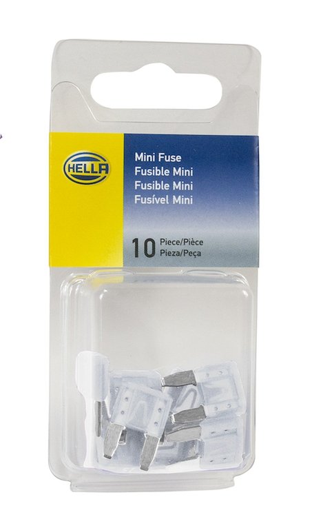FUSE MINI 25A WHITE 10PC