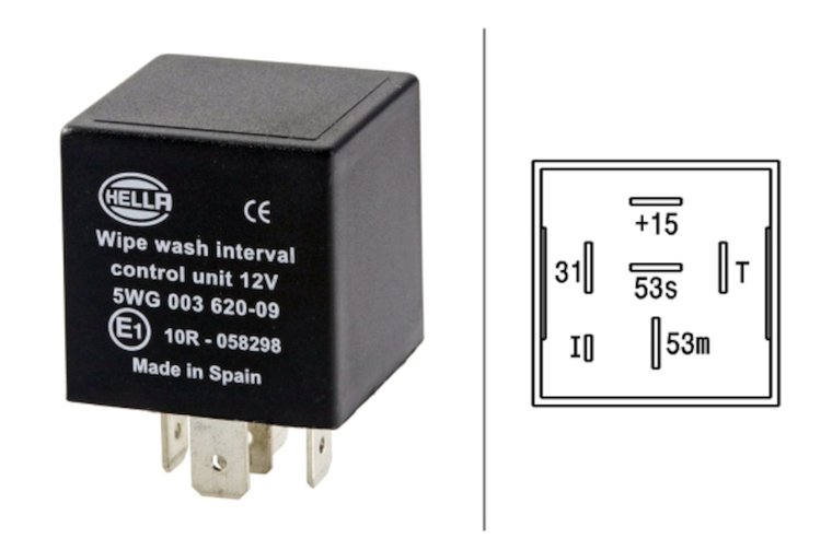 RELAY, WIPE-/WASH INTE...