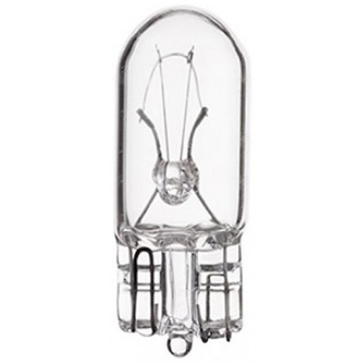 BULBS 3652 12V 5W 6CP W2.1X9.5D T3.25 10/PKG