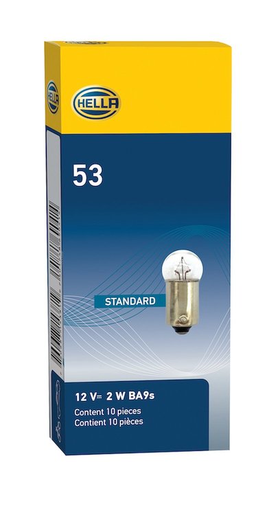 BULB 53 12V 2W 1CP BA9S G3.5