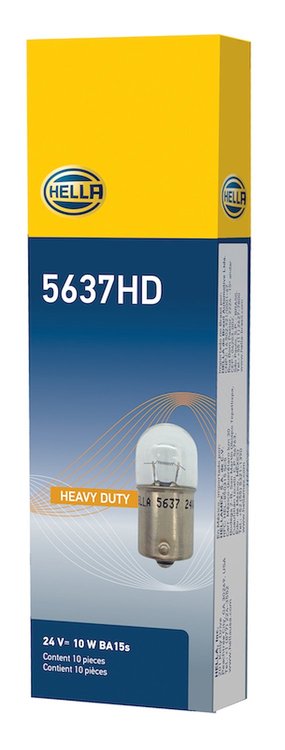 BULB 5637HD 24V 10W BA15S B6 HEAVYDUTY