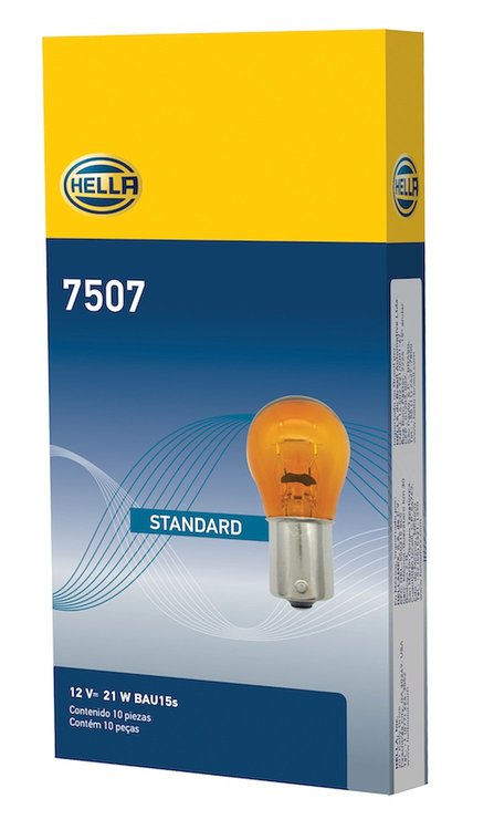 BULB 7507 12V 21W BAU15S S8 AMBER