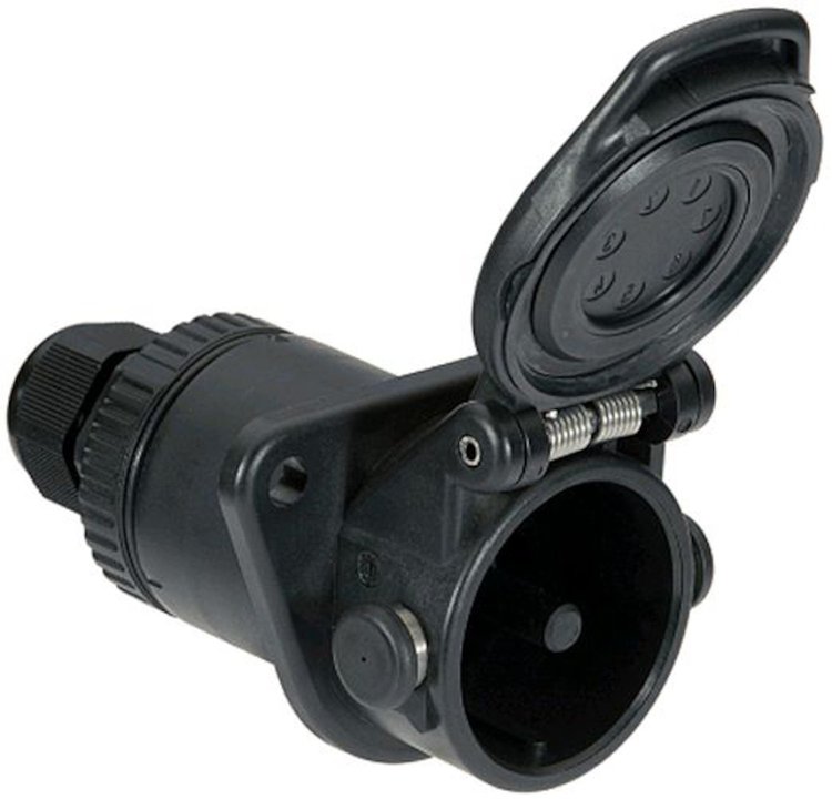 SOCKET 24V 7 POLE ABS