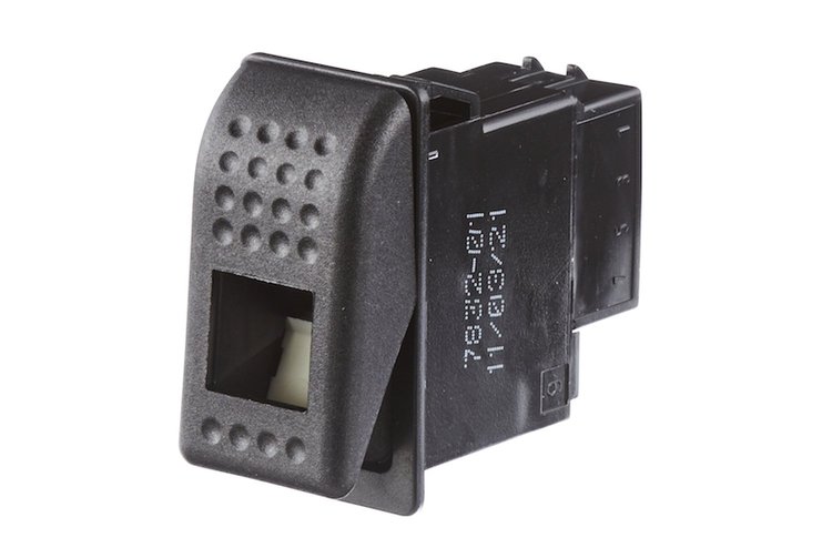 SWITCH ROCKER SPST W/ LOC