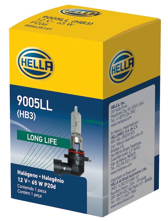 BULB 9005/HB3 12V 65W P20D T4 LONGLIFE