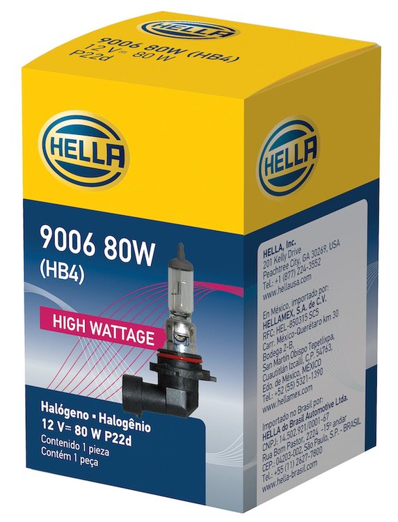 BULB 9006/HB4 12V 80W P22D T4