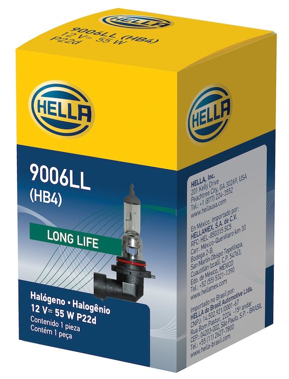 BULB 9006/HB4 12V 55W P22D T4 LONGLIFE