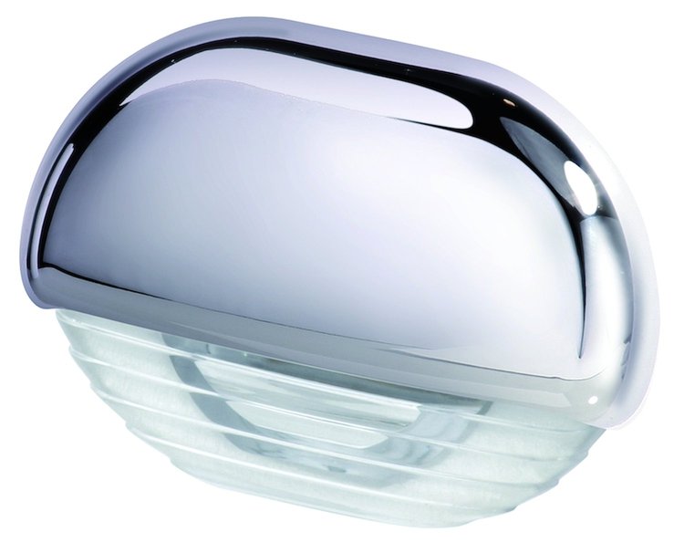 STEP LAMP LED WHITE CHROM