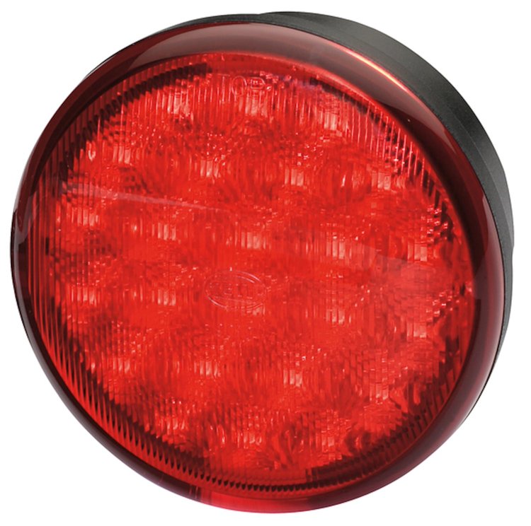 PEBBLE LED 83MM 24LED RED SIGNAL LMP MV