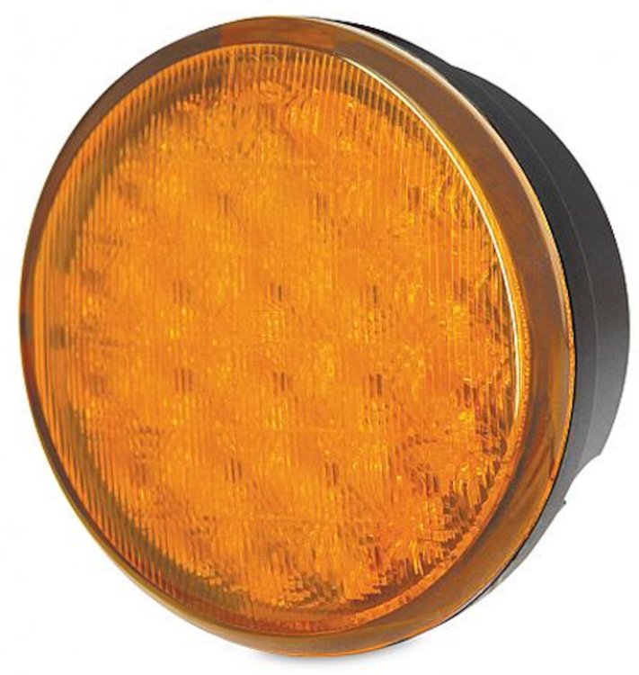 PEBBLE LED 83MM 24LED AMB SIGNAL LMP MV
