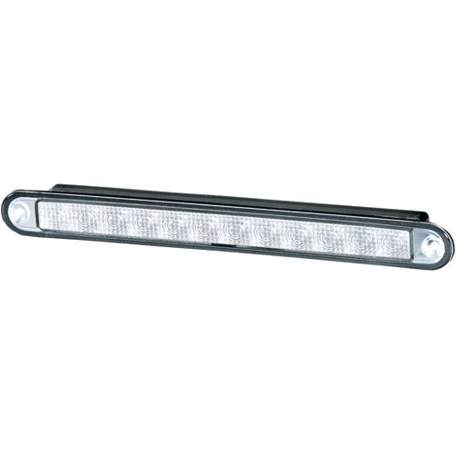 9073 LED Interior Lamp 237mm 1 in. x 10 in. White Lens 12V Bulk