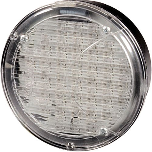 4169 LED Reverse Lamp LH Driver Side Round White Lens 24V ECE Approved