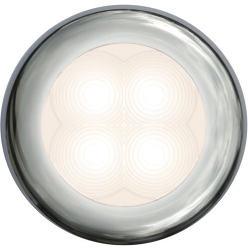 9805 LED Slimline Interior Lamp Round Warm White Lens Chrome Bezel 24V Qty. 24