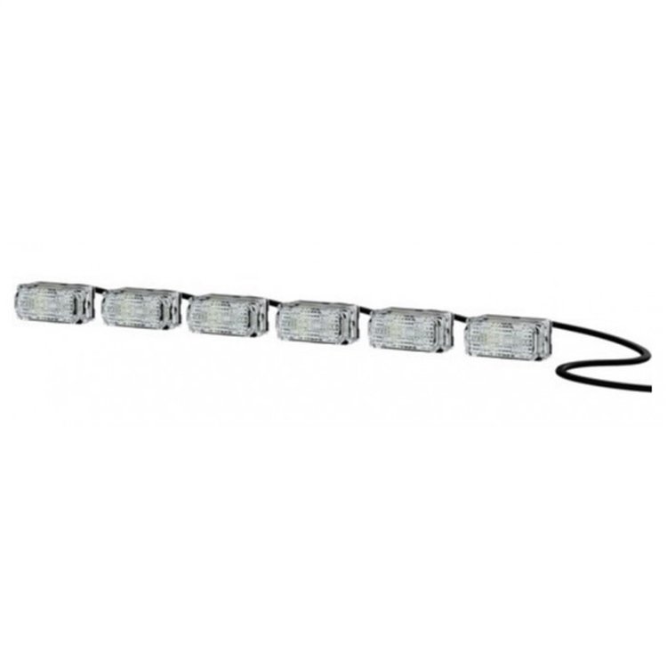 LEDAYFLEX II 6 LGHT DRL W/PO 12V SAE/ECE