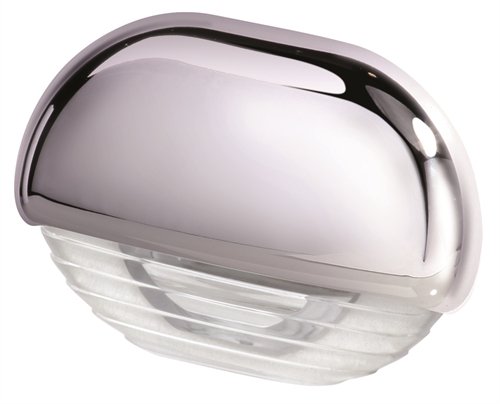 8560 LED Step/Courtesy Lamp White Lens w/Chrome Cap
