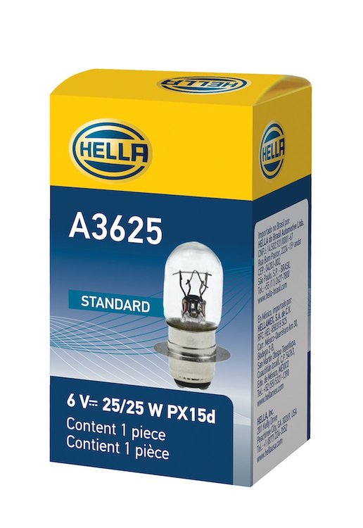BULB 3625 6V 25/25W PX15D T6