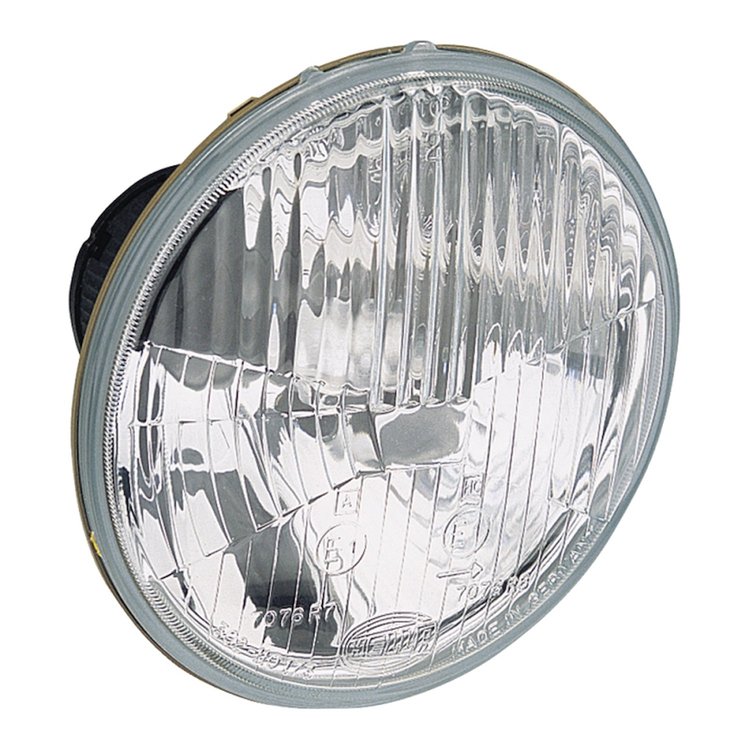 5-3/4" Round Vision Plus Halogen Conversion Headlamp Includes 1 Lamp, Dust Boot and Bulb ECE Approved