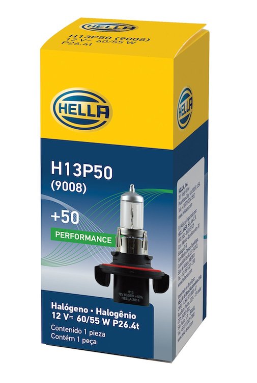 BULB H13 12V 60/55W P26.4t T4 +50