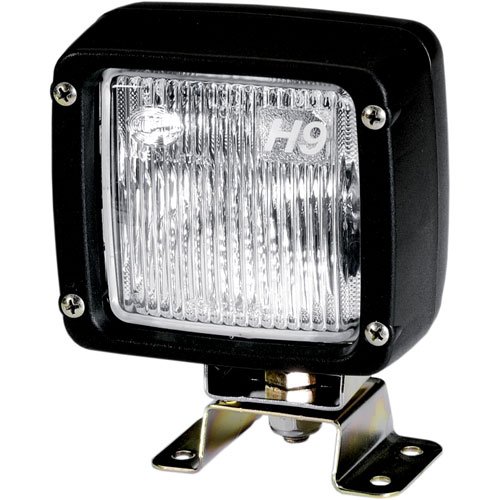 Ultra Beam Halogen Heavy Duty Work Lamp Square Clear Lens Black Housing Close Range 12V 55W Qty. 5