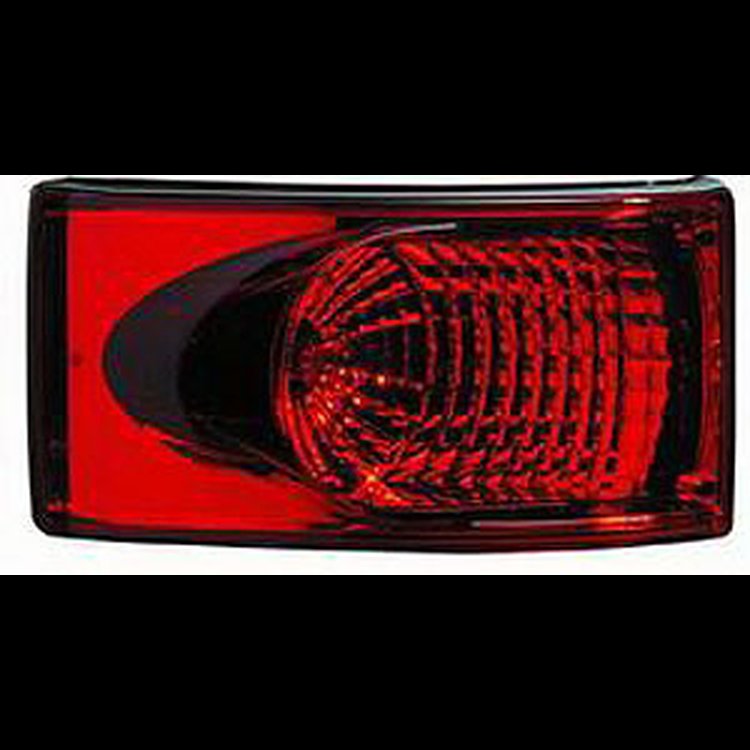 8805 Brilliant Wraparound Turn Lamp Rectangle Red Lens 12V SAE Approved