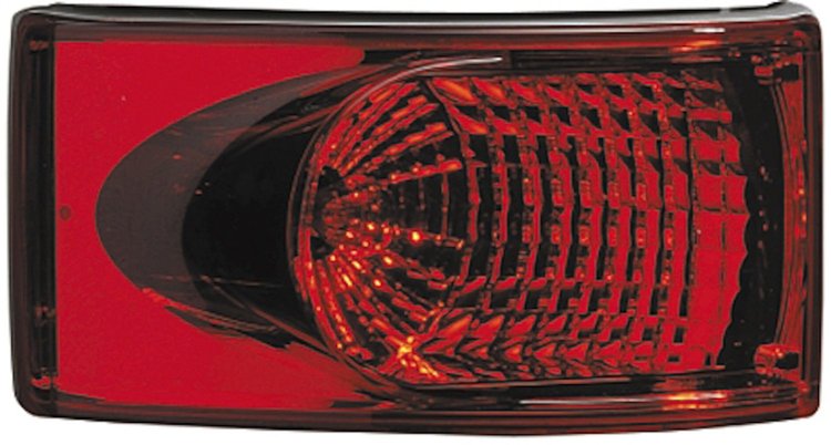 8805 Brilliant Wraparound Stop/Tail Lamp Rectangle Red Lens 12V SAE Approved
