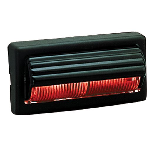 4192 Interior Lamp Rectangle Red Lens Black Housing 12V Each