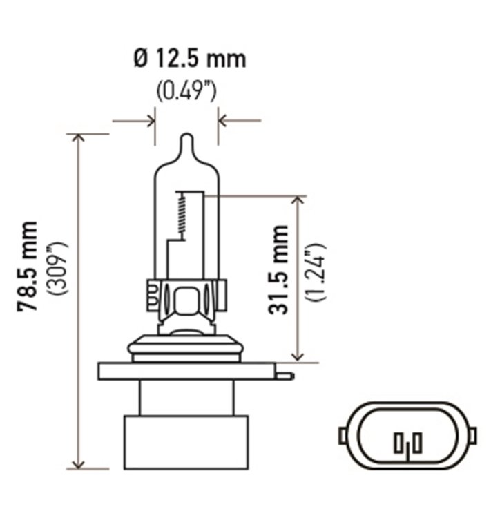 Optilux Extreme White XB Bulbs Bulb Type: 9005XS