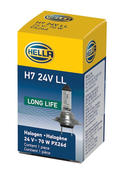 BULB H7 24V 70W PX26D T4.6 LONGLIFE