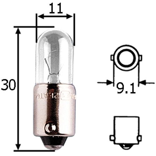T2.75 Halogen Bulb 12V 20W