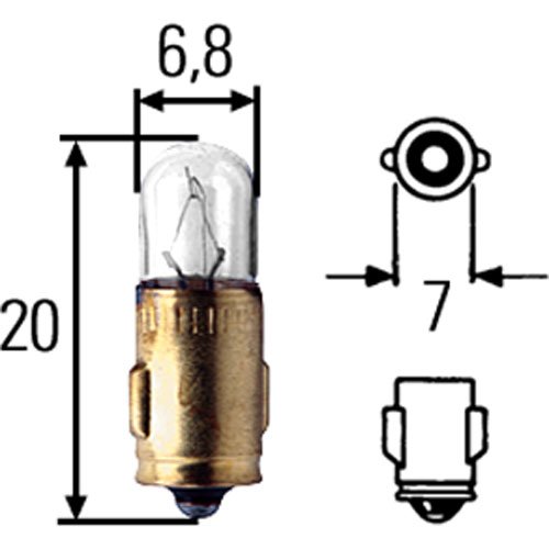 T2 Incandescent Bulbs 12V 2W