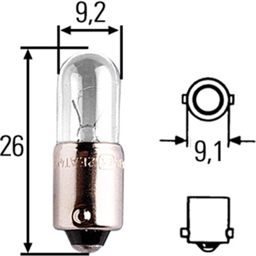T2.75 Incandescent Bulb 24V 4W