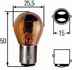 S8 Incandescent Bulb 12V 27/8W