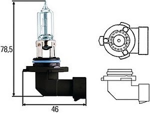 HB3/9005 Halogen Bulb 12V 100W
