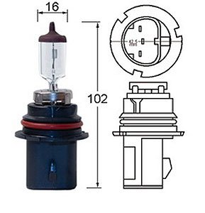 HB5/9007 Halogen Bulb 12V 100/80W