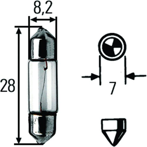 T2.5 Incandescent Bulb 24V 3W