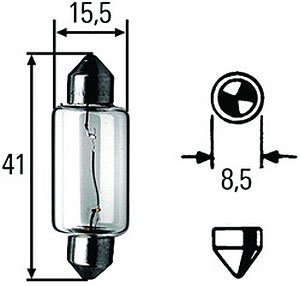 T4.63 Incandescent Bulb 12V 18W