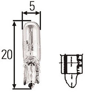 T1.5 Incandescent Bulb 12V 1.2W