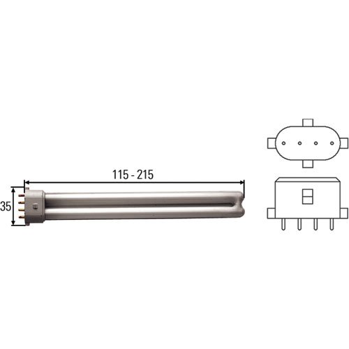 T4 Fluorescent Bulb 12/24V 9W