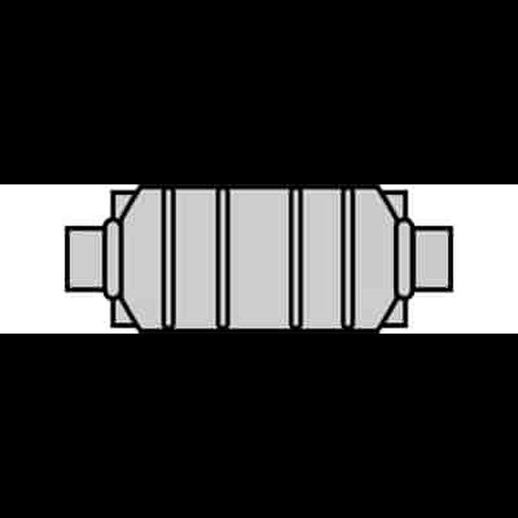 Standard Universal Catalytic Converter In/Out: 2"