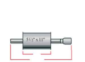Exhaust ULTRA-FLO STAINLESS MUFFL