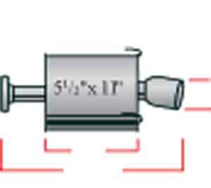 Exhaust ULTRA-FLO STAINLESS MUFFL