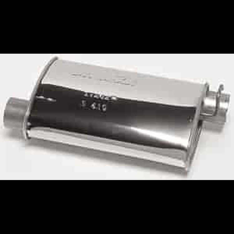 Ultra Flow SS Welded Muffler 1994-04 Mustang V8