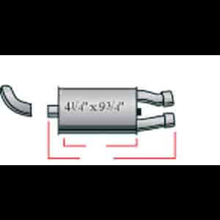 Ultra Flow Muffler Corvette, Left