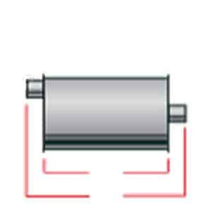 Ultra Flow Muffler In/Out: 2"