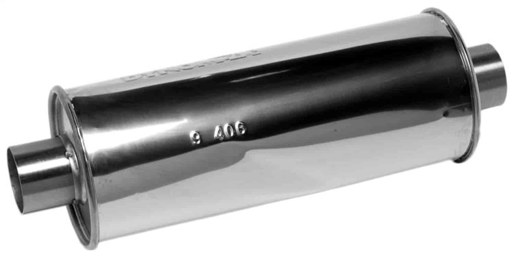 Ultra Flow SS Welded Muffler In/Out: 3"