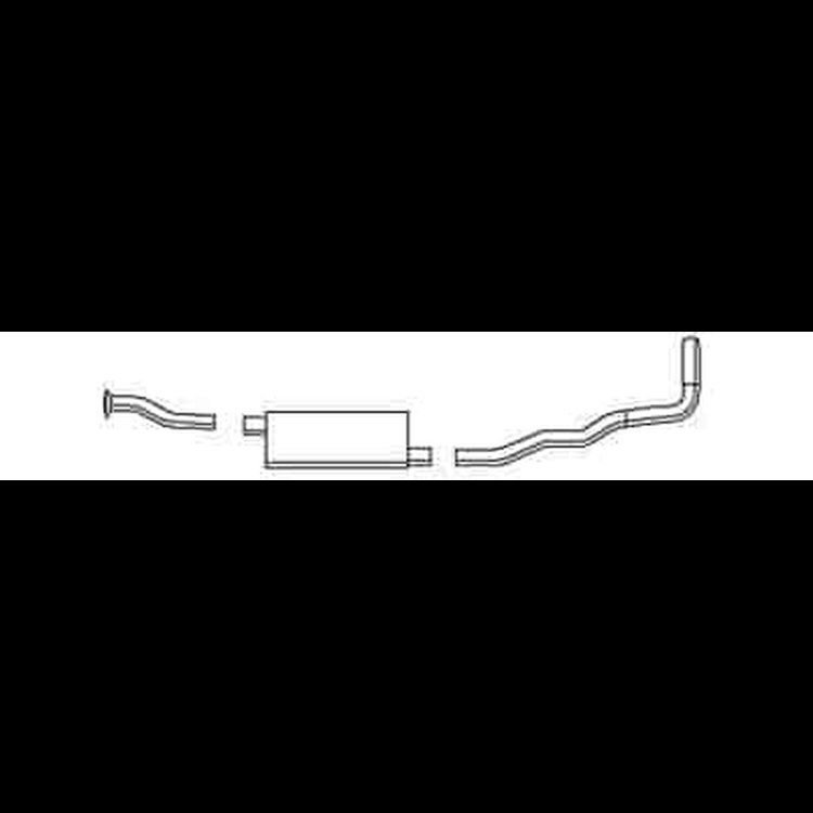 Cat-Back Exhaust System 1998-2003 Ranger 2.5L/3.0L/4.0L