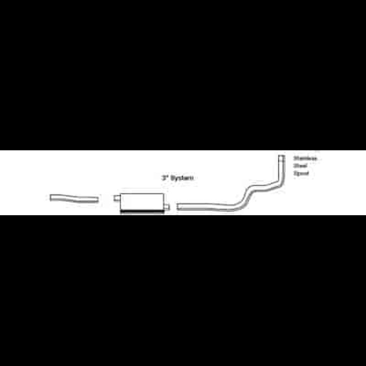 Cat-Back Exhaust System Super Turbo System
