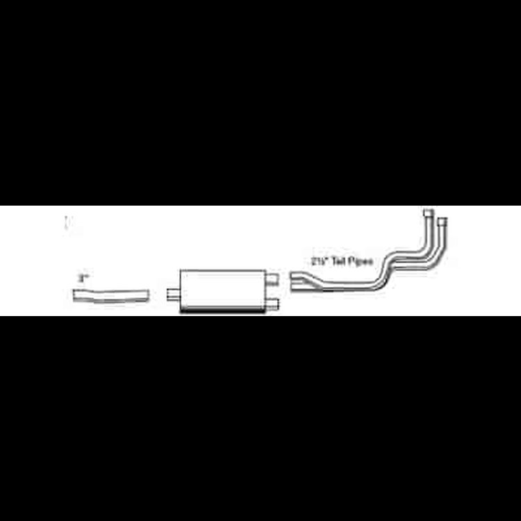Cat-Back Exhaust System 1988-93 1500/2500/3500 5.7/6.2