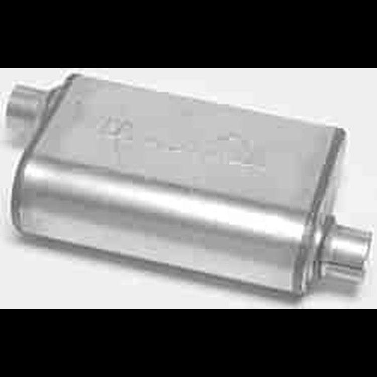 Ultra-Flo Welded Muffler In/Out: 2" Body Length: 14"