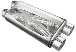 Ultra-Flo Welded X Muffler Dual In/Out: 2.25"